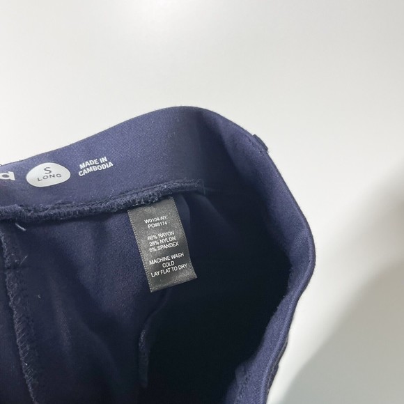 Betabrand Navy Classic Dress Yoga Bootcut Pants Mid Rise Womens Size Small Tall - Picture 6 of 7